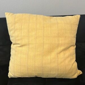 Yellow accent pillow - medium size